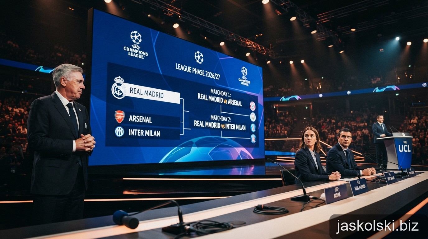 Kết quả bốc thăm Champions League 2026/27: Real Madrid đối đầu Arsenal và Inter Milan
